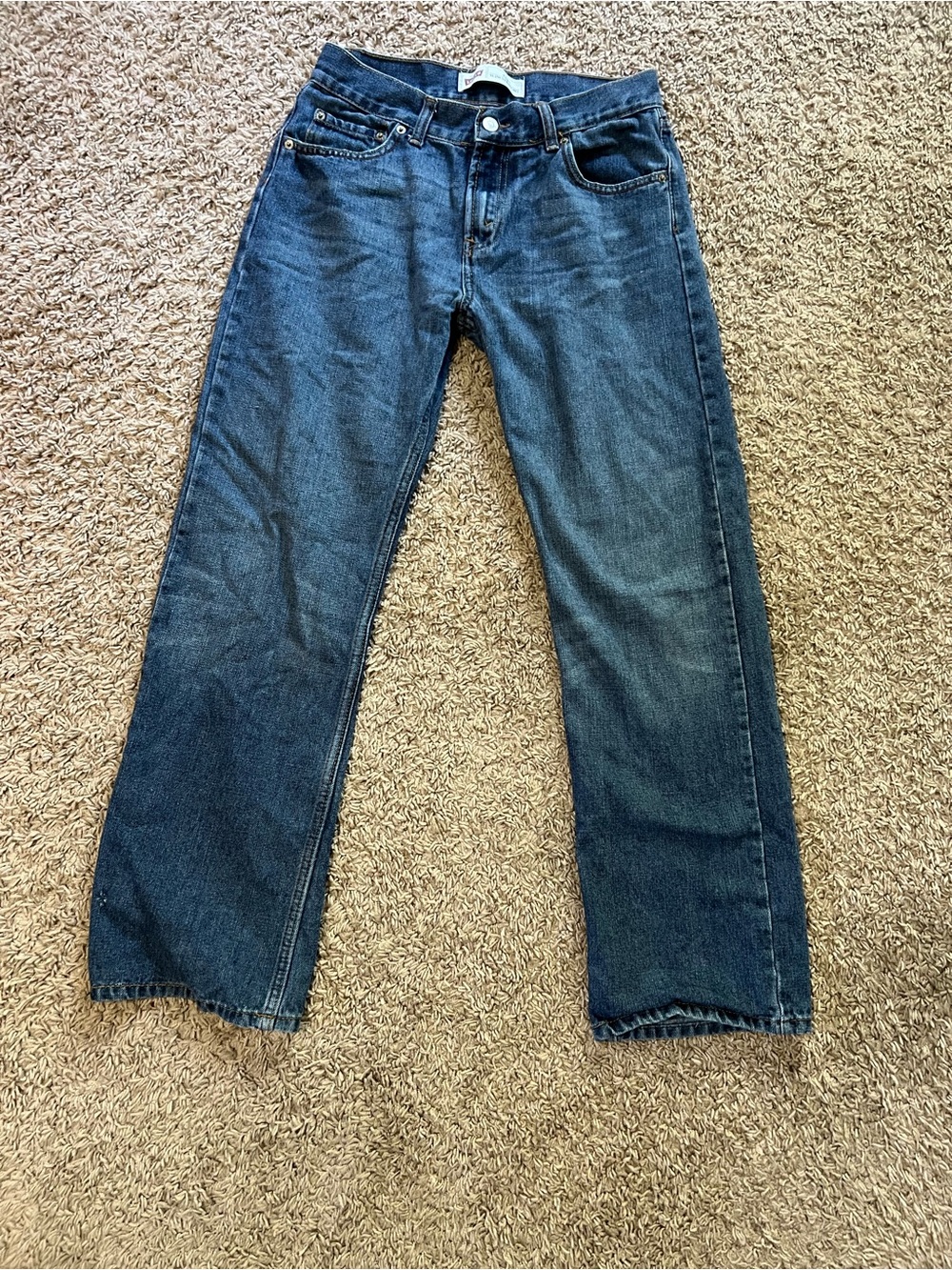 Levi's Relaxed Fit Jeans in Dark Blue Wash